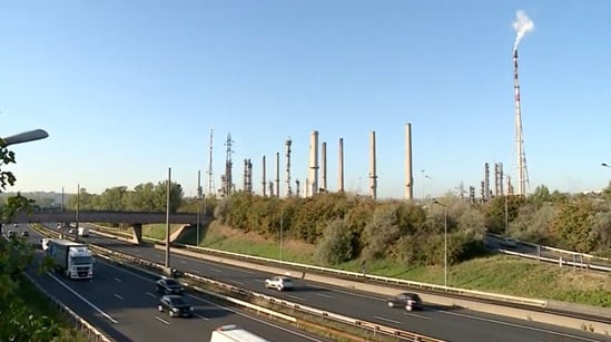 landscape cars Let's act against air pollution