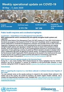 Weekly operational update on COVID-19 - 5 June 2020