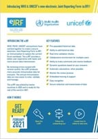 Introducing WHO & UNICEF’s new electronic Joint Reporting Form
