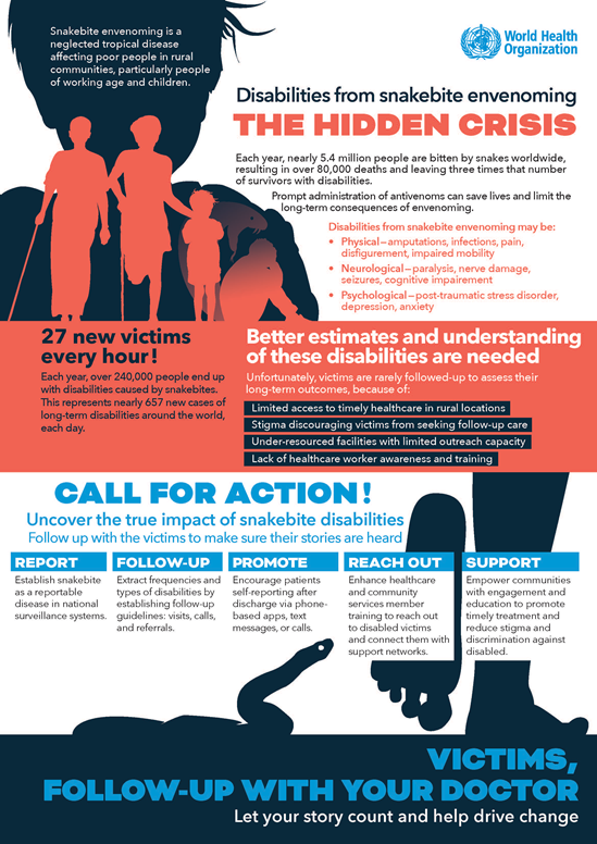 Disabilities from snakebite envenoming: the hidden crisis