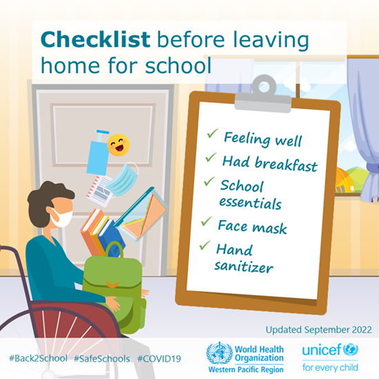 Graphics on COVID-19 and schools